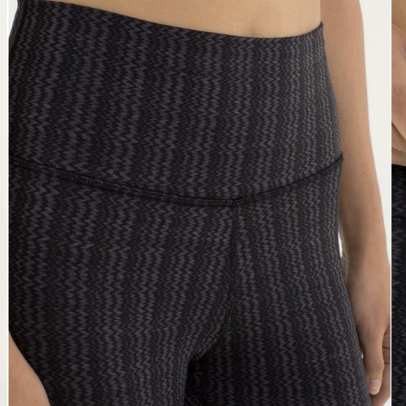 Lululemon Wunder Under Pant *High/Low Ziggy Wee September Black / Black - Picture 5 of 14